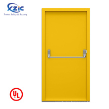 BS yellow color 90 minutes fire rated steel door